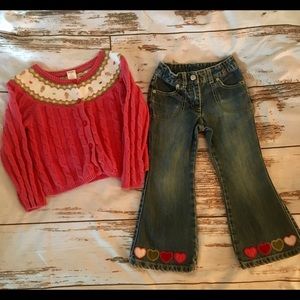 Vintage Gymboree Gingerbread Girl size 4/5 2pc